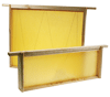 Photo of National deep brood and super frames.