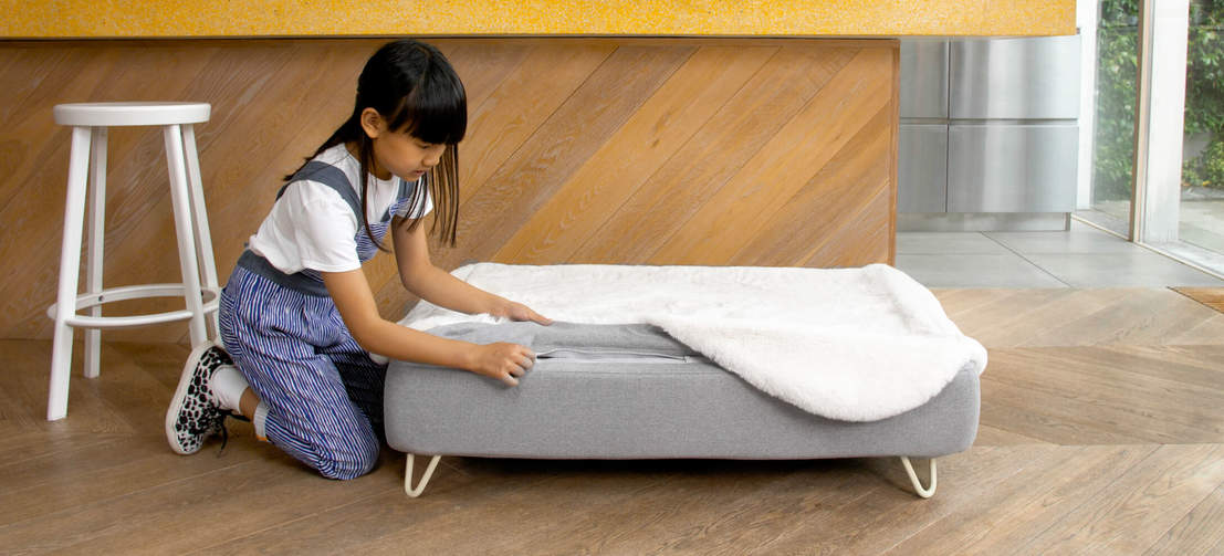 Die Toppers lassen sich leicht von der luxuriösen Memory-Foam Matratze ab- und anzippen und bieten sowohl Komfort als auch extreme Flexibilität.