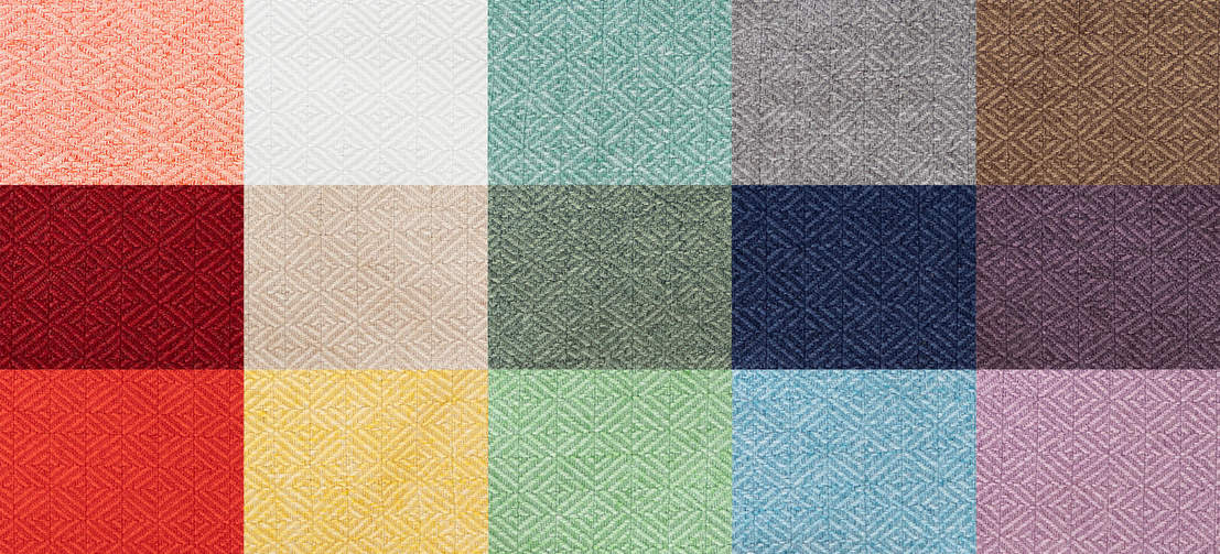 Die verschiedenen Farboptionen für die Bezüge der Memory-Foam-Polsterbetten