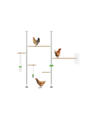 Poletree hühnerbaum barsch system hühnerstall einrichtung