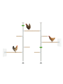 Der ultimegg-bausatz für Poletree individuell gestaltbarer barschbaum