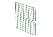 Zippi kaninchenauslauf-erweiterungsplatten - halbe höhe - 2er-pack