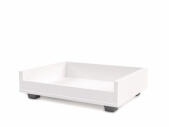 Ein kleines Fido sofa-hundebettgestell in weiß