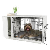 Fido Nook 36 mit kiste und kleiderschrank weiß
