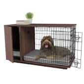 Fido Studio 36 hundebox mit kleiderschrank walnuss