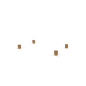 Runde holzfüße für Omlet Topology hundebett