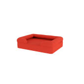 Nackenrolle bett kirschrot