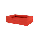 Nackenrolle bett kirschrot