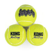 Kong air squeaker tennisbälle regular 3er pack