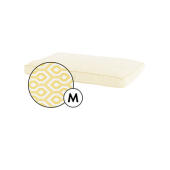 Mittelgroßes kissen für hundebetten mit wabenförmigem pollenprint von Omlet.