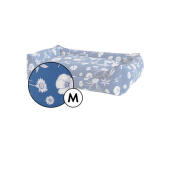 Medium nest hundebettbezug in gardenia porzellan druck von Omlet.