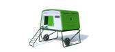 Eglu Cube mk2 mit ständer und rädern - blattgrün