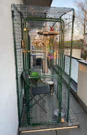 Balkonauslauf - 2.7m, individuell angepasst; mit Maya tree