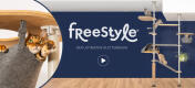 Freestyle xxl kratzbaum - individueller indoor katzenbaum