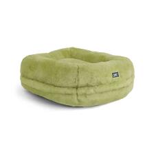 Weiches Maya Donut Katzenbett - Pistaziengrün