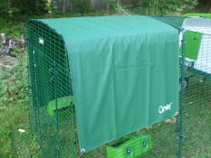 Omlet Eglu Cube großer hühnerstall mit auslauf und abdeckung