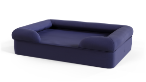Memory-Foam Polsterbett für Hunde Large - Mitternachtsblau