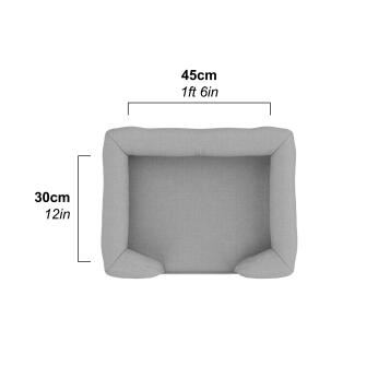 Omlet dog bolster bed dimensions small