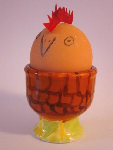 Dieser Eierbecher wurde von unserem schönen jungen Freund Bryone für uns gemacht. Danke 8-)