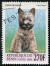 Ein cairn terrier auf einer westafrikanischen briefmarke