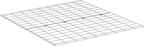 Ein diagramm der bodenplatten einer Eglu Go laufverlängerung