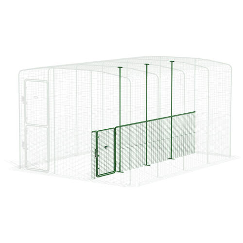 Begehbare, niedrige trennwand - 4 platten