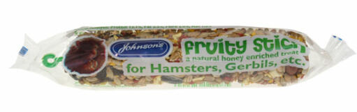 Fruchtiger stick für hamster und rennmäuse