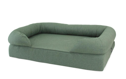 Omlet memory foam nackenrolle für katzen in salbeigrün
