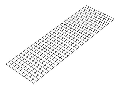 Ein diagramm des unterflurmusters