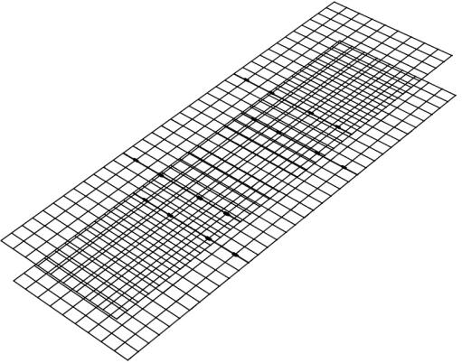 Ein diagramm des unterflurmusters