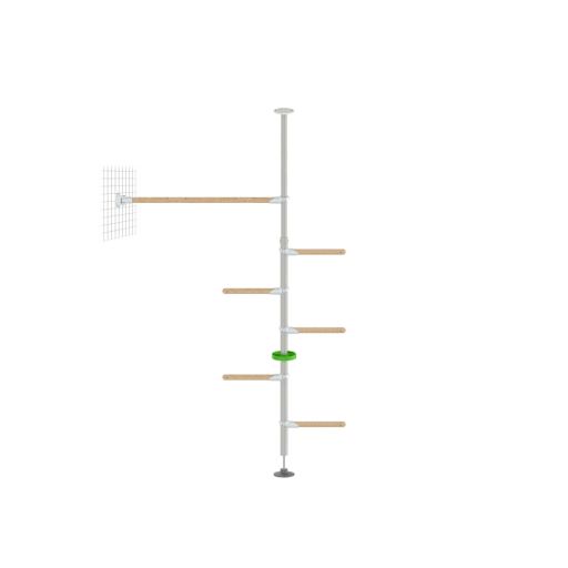 Poletree hühnerbaumstangensystem ausdaueraufbau