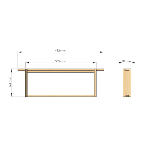 Beehaus super frame abmessungen.