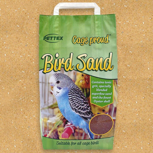 Käfig stolz vogel sand