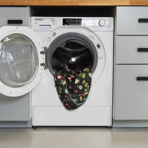 Leicht in der waschmaschine zu waschender hundebettbezug