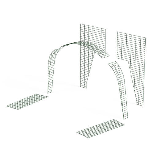 Eglu Classic hühnerstall mit auslaufanschluss-set