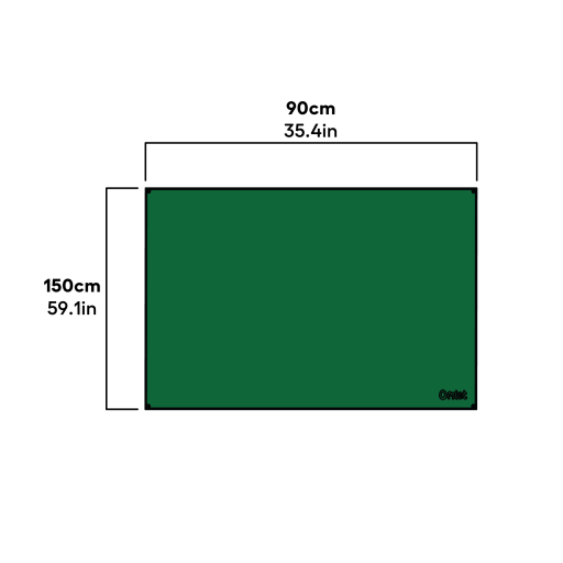 Robuste abdeckung für hühnerauslauf - 1,5 m x 0,9 m abmessungen (810.0110)