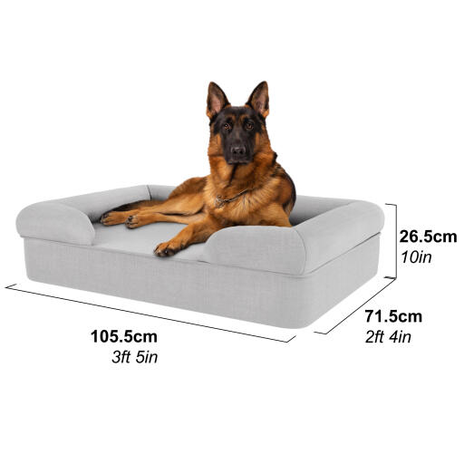 Große nackenrolle hundebett abmessungen