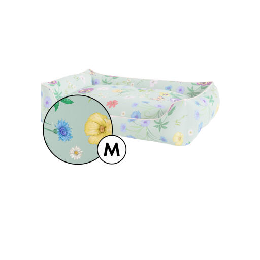 Mittelgroßer nest hundebettbezug in gardenia salbei von Omlet.