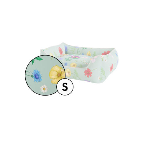 Nestchen hundebettbezug in gardenia salbei von Omlet.