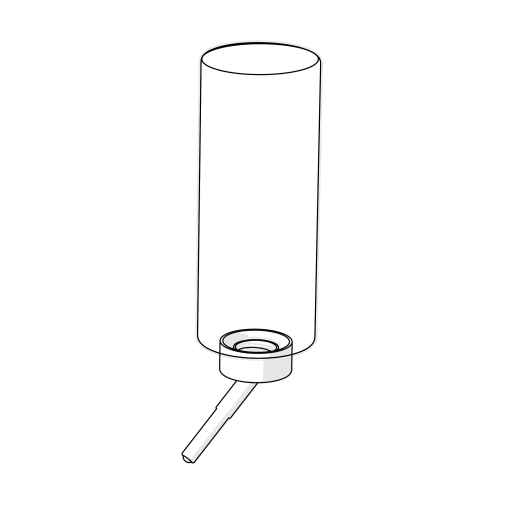 Wasserflasche 600ml für Eglu Go hutch