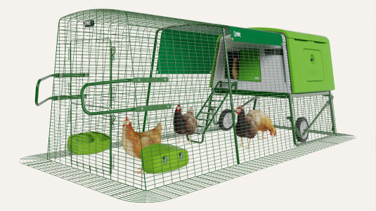 Eglu Cube – Mobiler Hühnerstall mit Auslauf