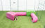 Kaninchen in lila Zippi unterstand und spieltunnel