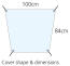 Eglu Go hutch 1m clear cover diagram Eglu Go hutch 1m clear cover diagram