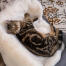 Luxury faux sheepskin cat blanket