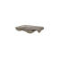 Kleines beiges schafsfell Topology topper für memory foam hundebett