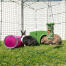 Zippi kaninchenstall mit kaninchen Zippi plattform und Caddi kaninchen-leckerli-halter