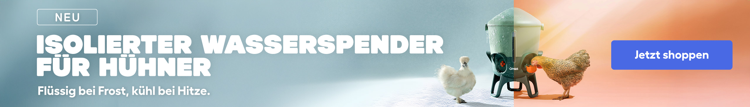 insulated chicken waterer