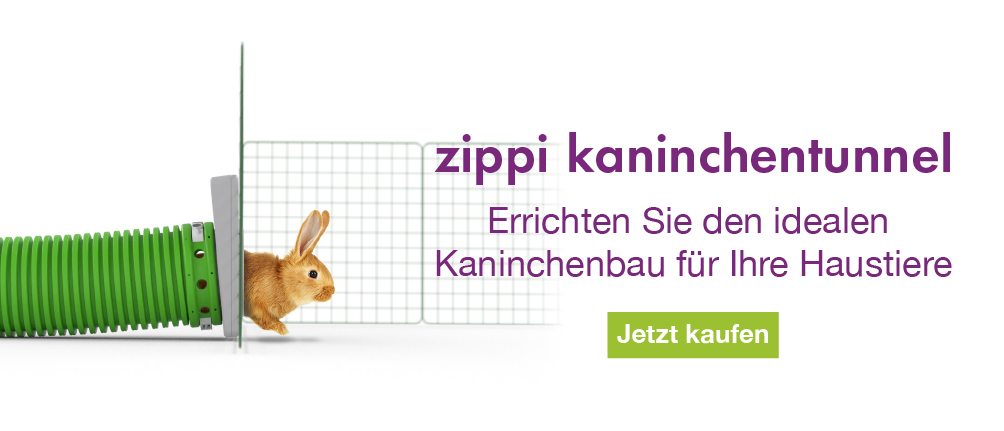 Zippi Rabbit Tunnel System Banner