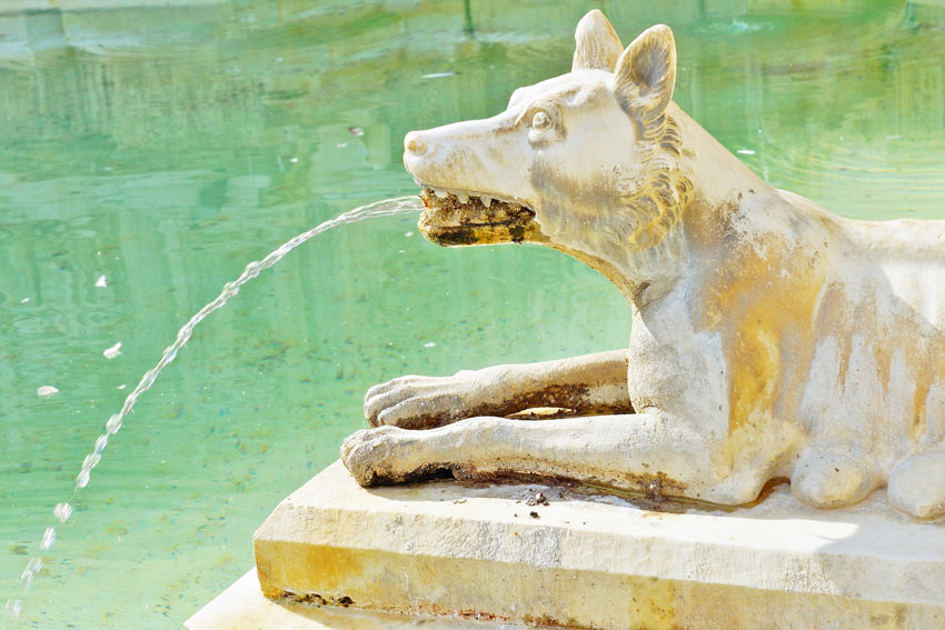 Ein Renaissance-Brunnen