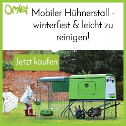 Winterfester mobiler Huehnerstall